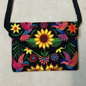 Sunflower colorful crossbody handbag